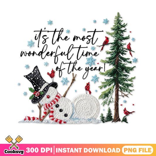 Lovely snowman winter png, christmas festival png, christmas tree png