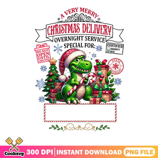 Lovely toy story 2 png, dinosaur png, christmas delivery png
