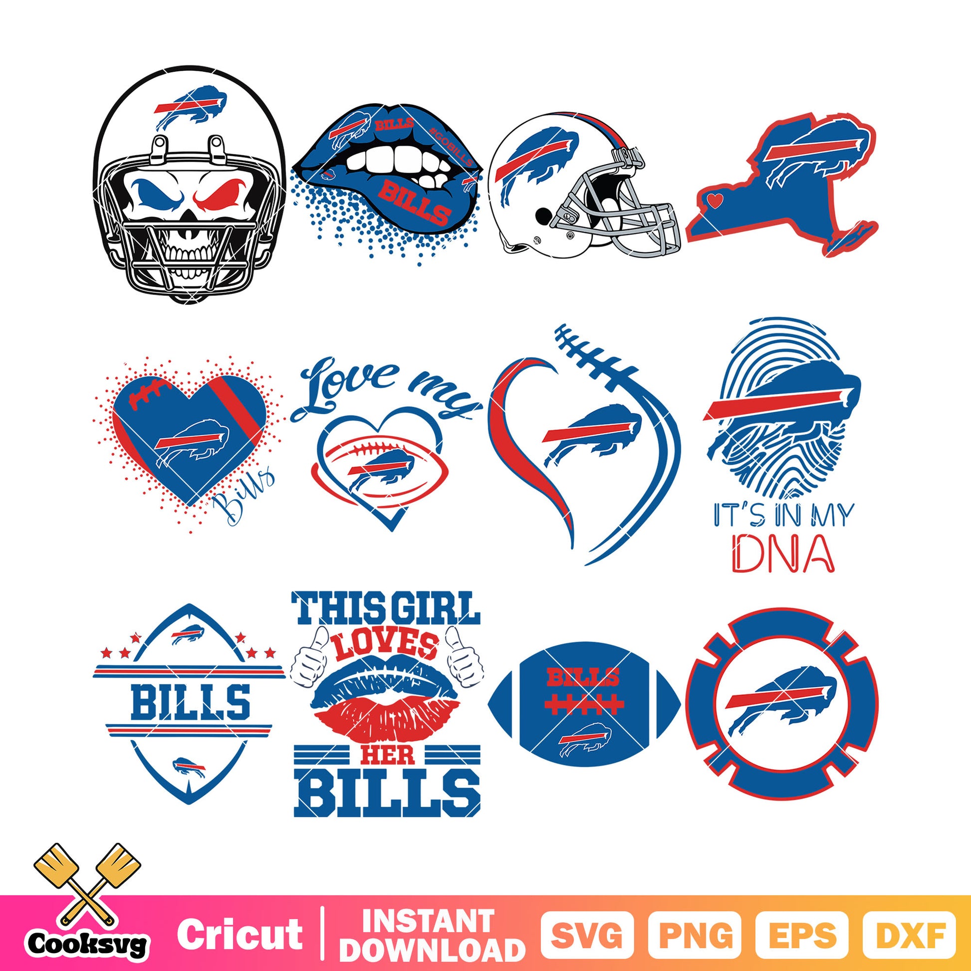 Love my bills bundle svg, bills buffalow bundle svg, rugby ball bundle svg