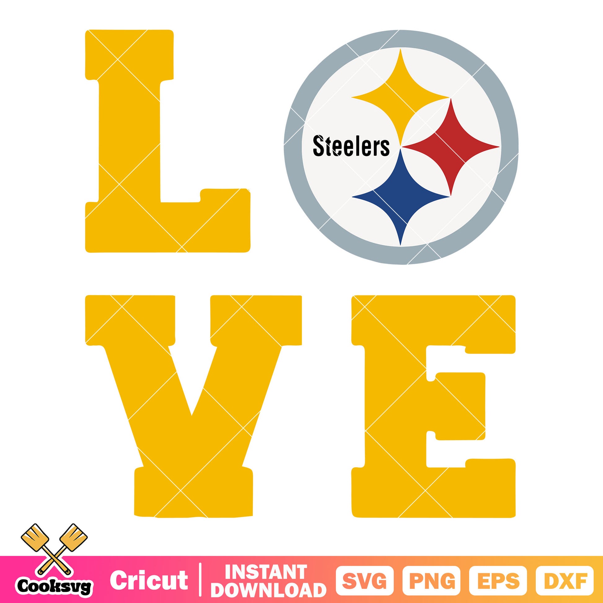 Love my steeler fan svg, nfl teams svg, pittsburgh steelers svg