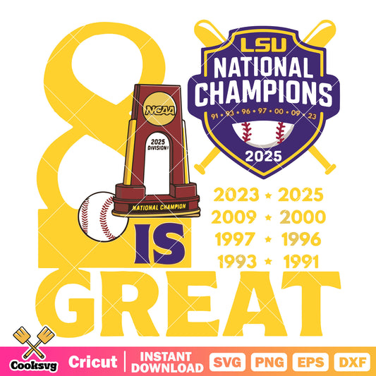 Lsu tigers is great baseball svg, geauxmaha tigers​ svg, lsu tigers svg
