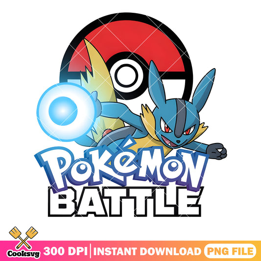 Lucario pokemon battle png, pokemon poster png, pokemon lucario png