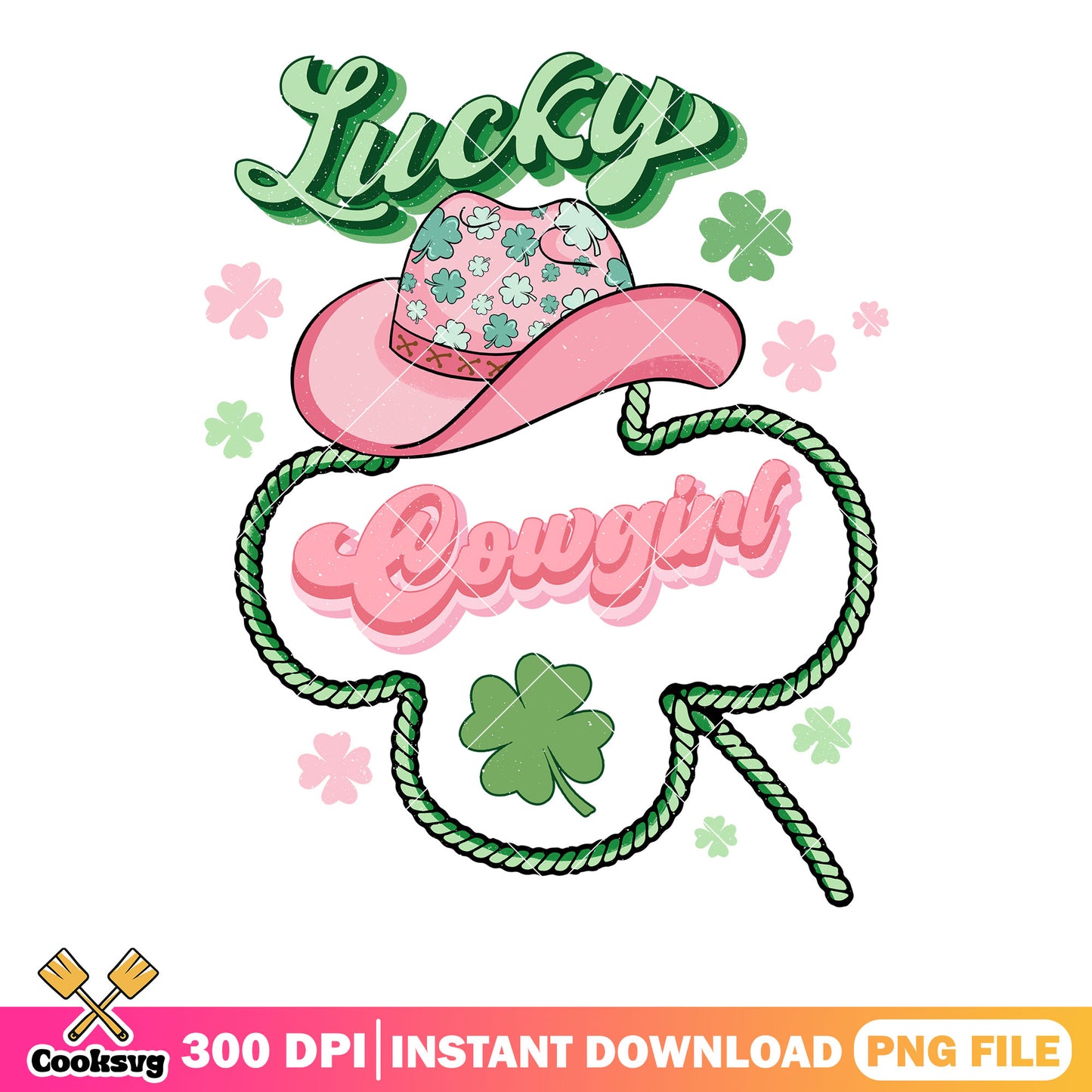 Lucky cowgirl png, Happy st patricks png, lucky clover png