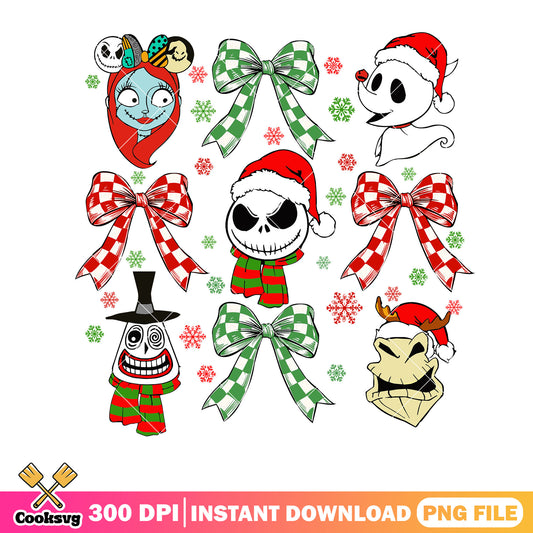 MUA Coquette Bow Nightmare Before Christmas