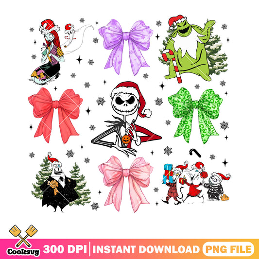 MUA Coquette Bow Nightmare Before Christmas 2