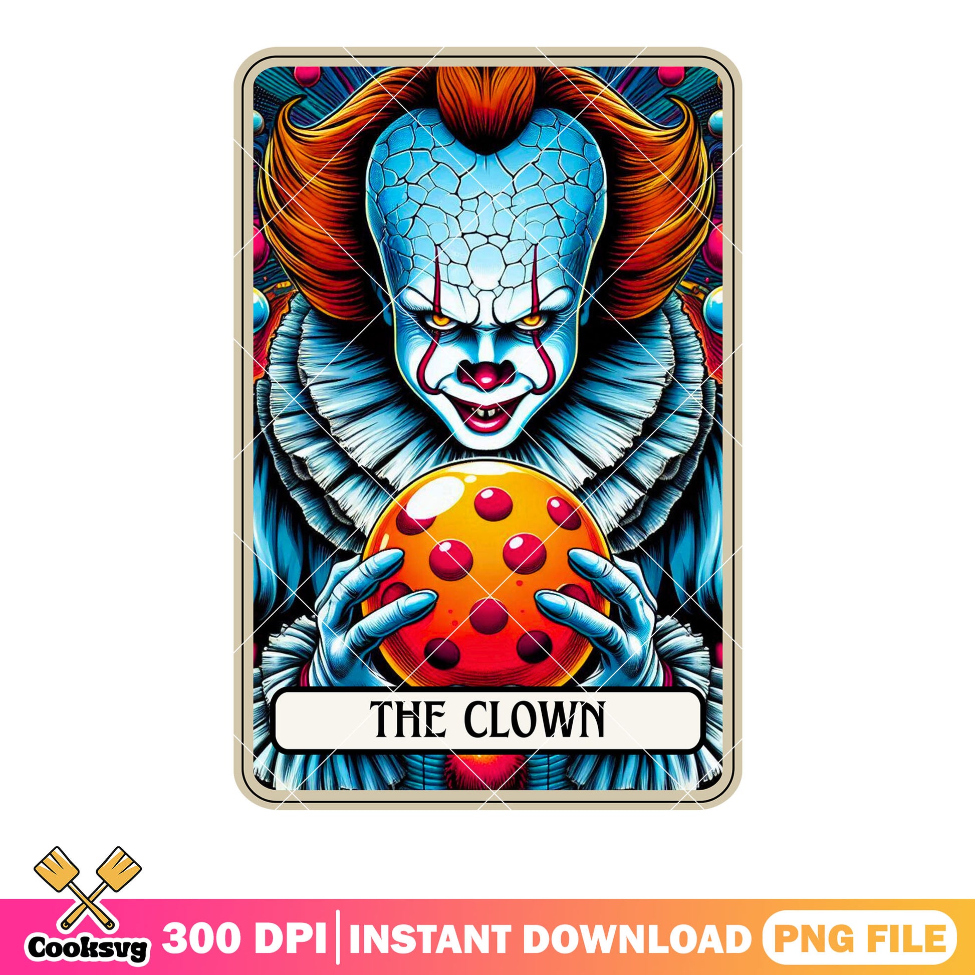 Magical card the clown png, penny wise png, art the clown png