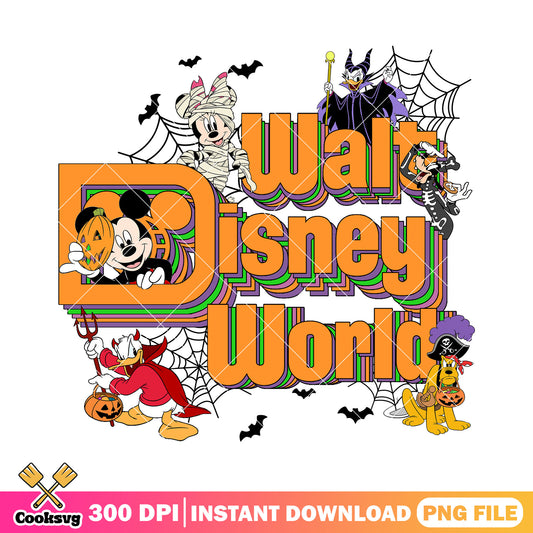 Magical world halloween png, disney land png, halloween movies​ png