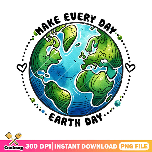 Make every day earth day png, earth day quiz png, quotes png
