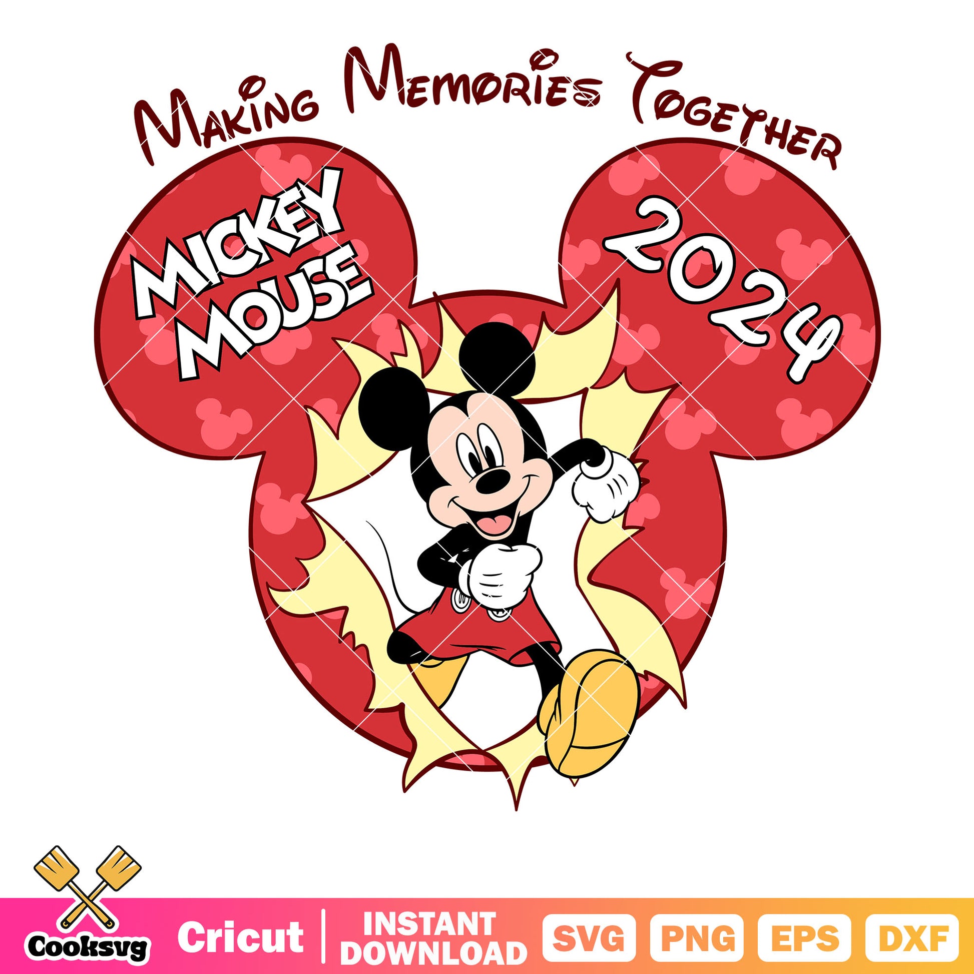 Making memories together 2024 mickey svg, making memories together​ svg