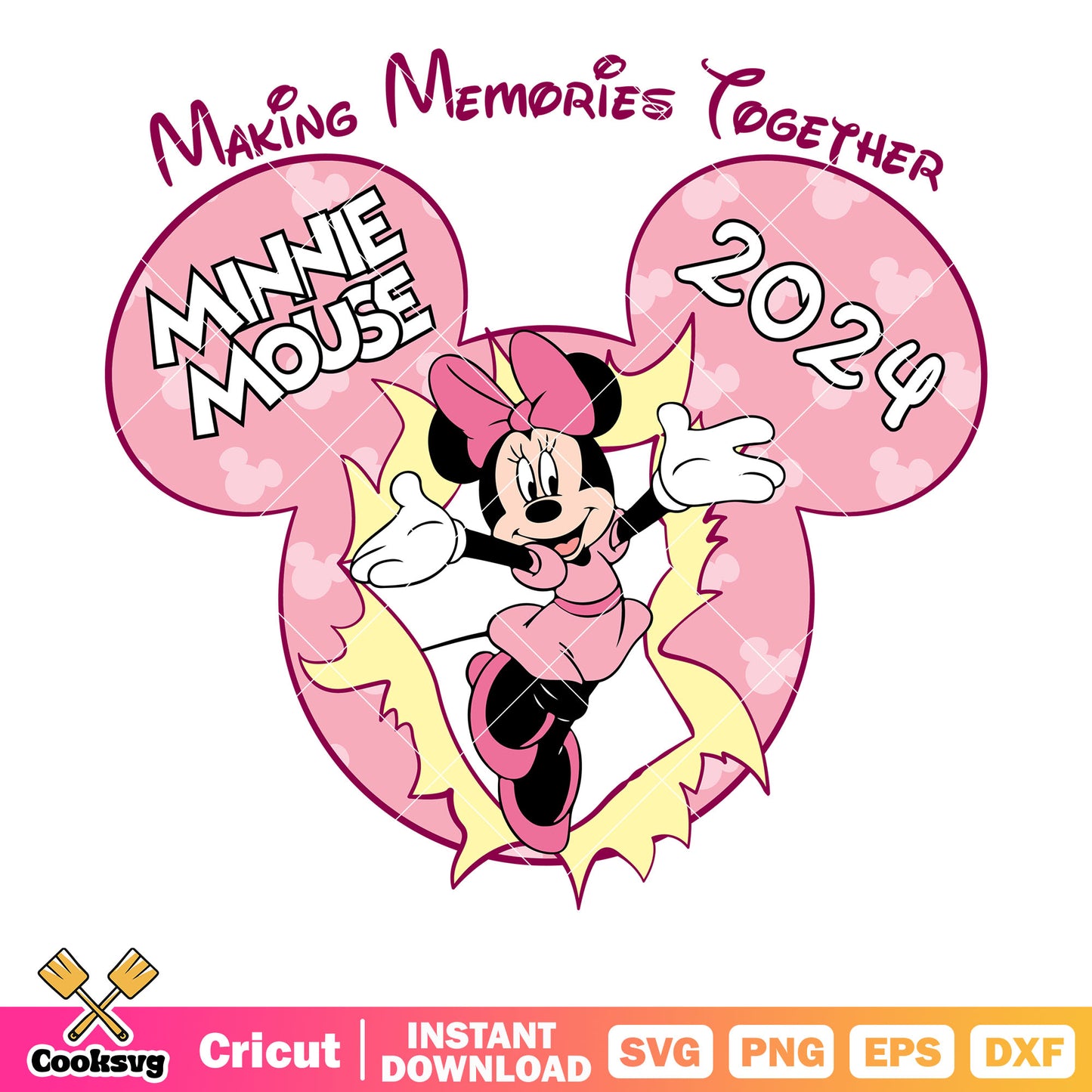 Making memories together 2024 minnie svg, making memories together​ svg