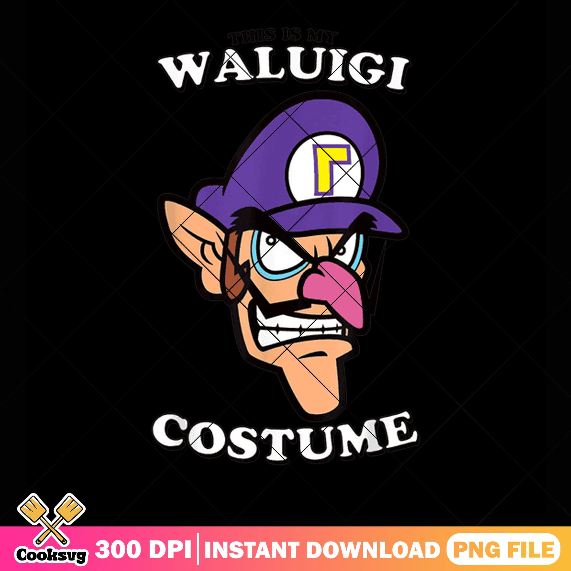 Mario Waluigi angry super png, waluigi costume png, mario video game png