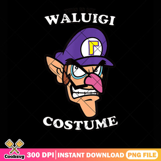 Mario Waluigi angry super png, waluigi costume png, mario video game png