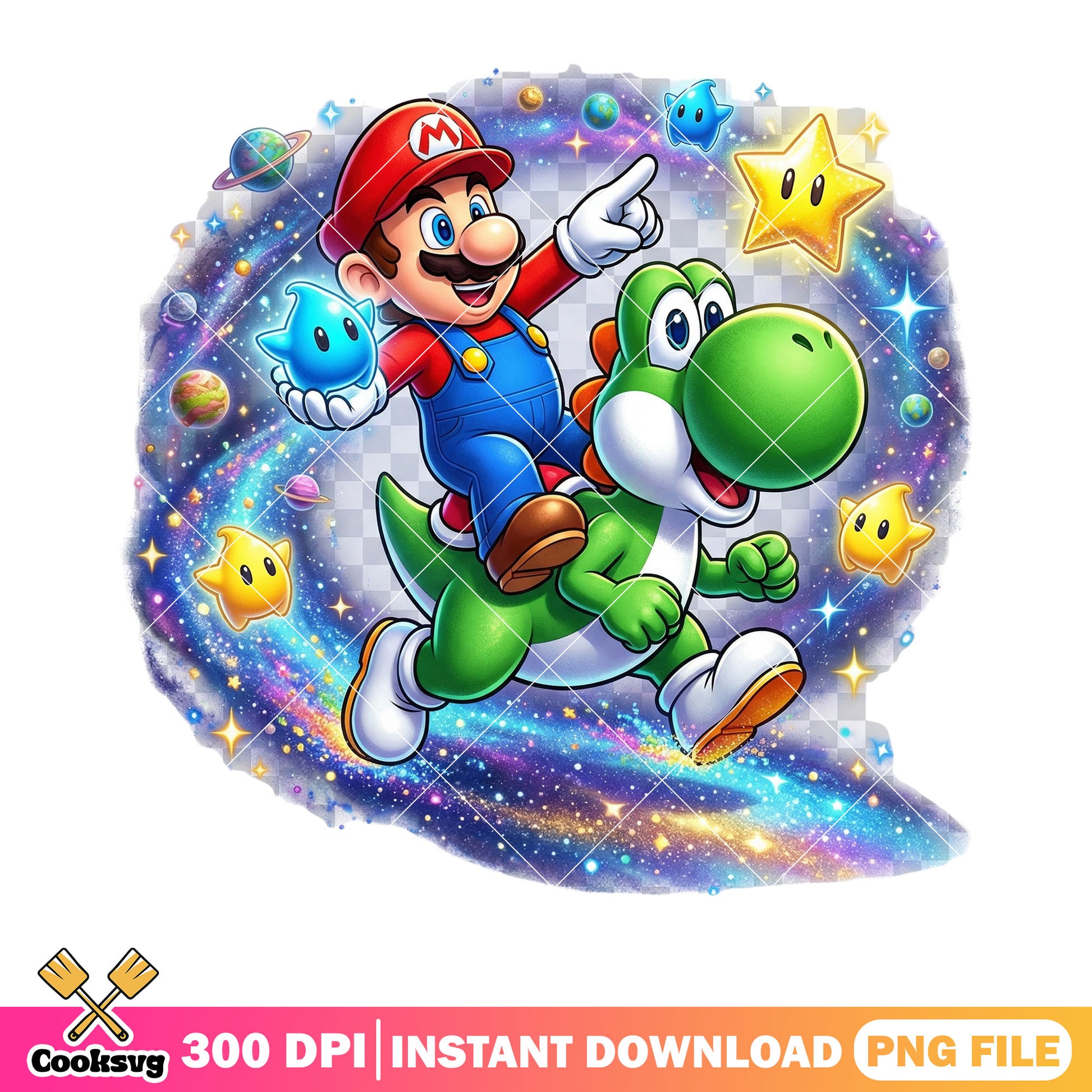 Mario galaxy games png, mario characters png, yoshi characters png