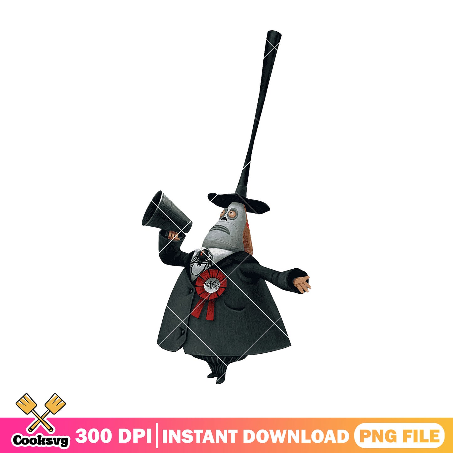 Mayor horror design png, mayor cartoon png, halloween ideas png