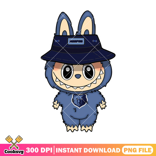 Memphis labubu baseball team png, labubu hehe png, labubu plush png