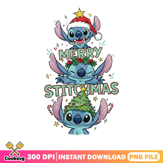 Merry stitchsmas png, christmas tree png, santa costume png
