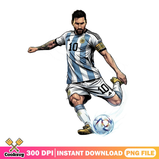 Messi Argentina Number 10 Soccer PNG, Football Player PNG, Soccer PNG
