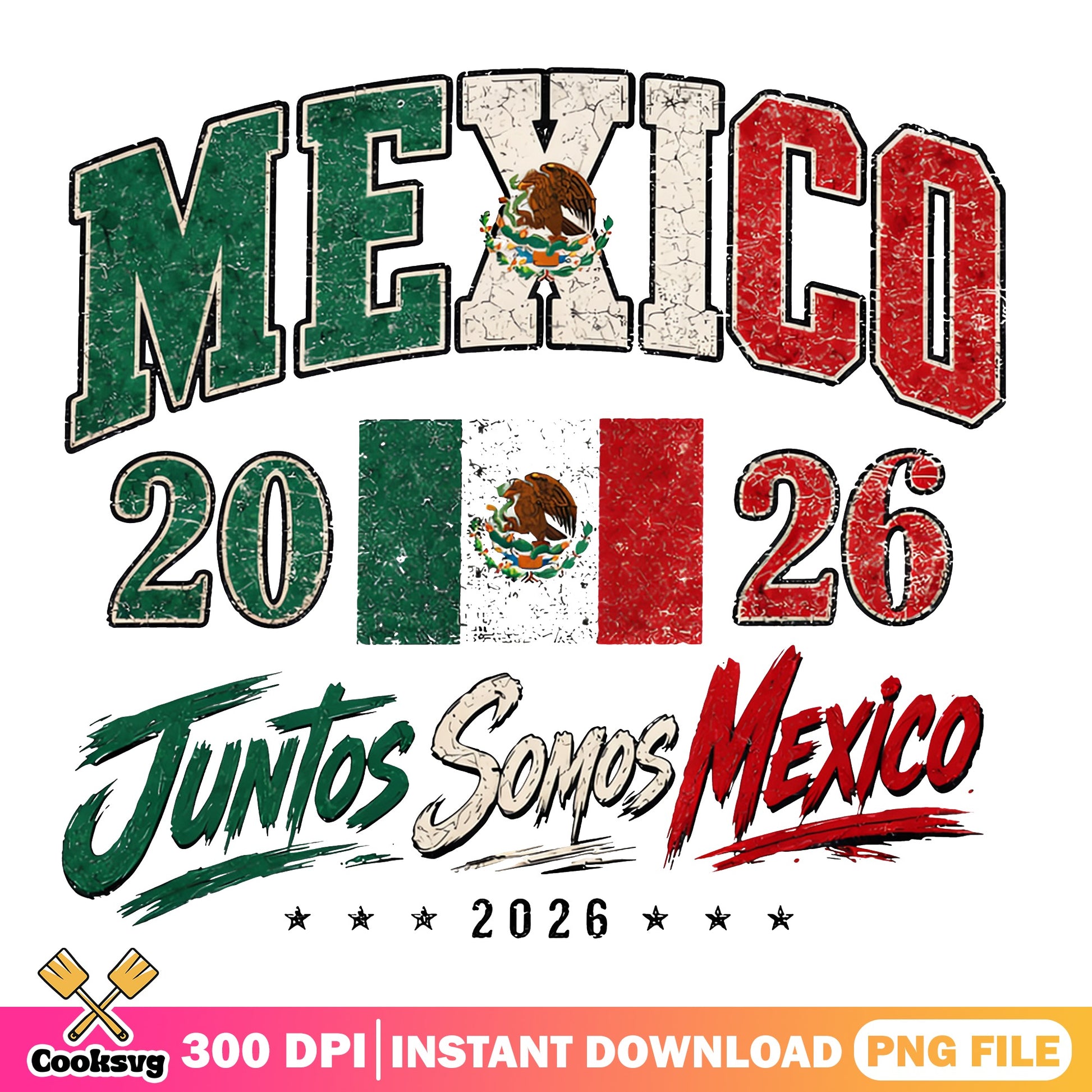 Mexico 2026 World Cup PNG, Juntos Somos Mexico PNG, Soccer PNG