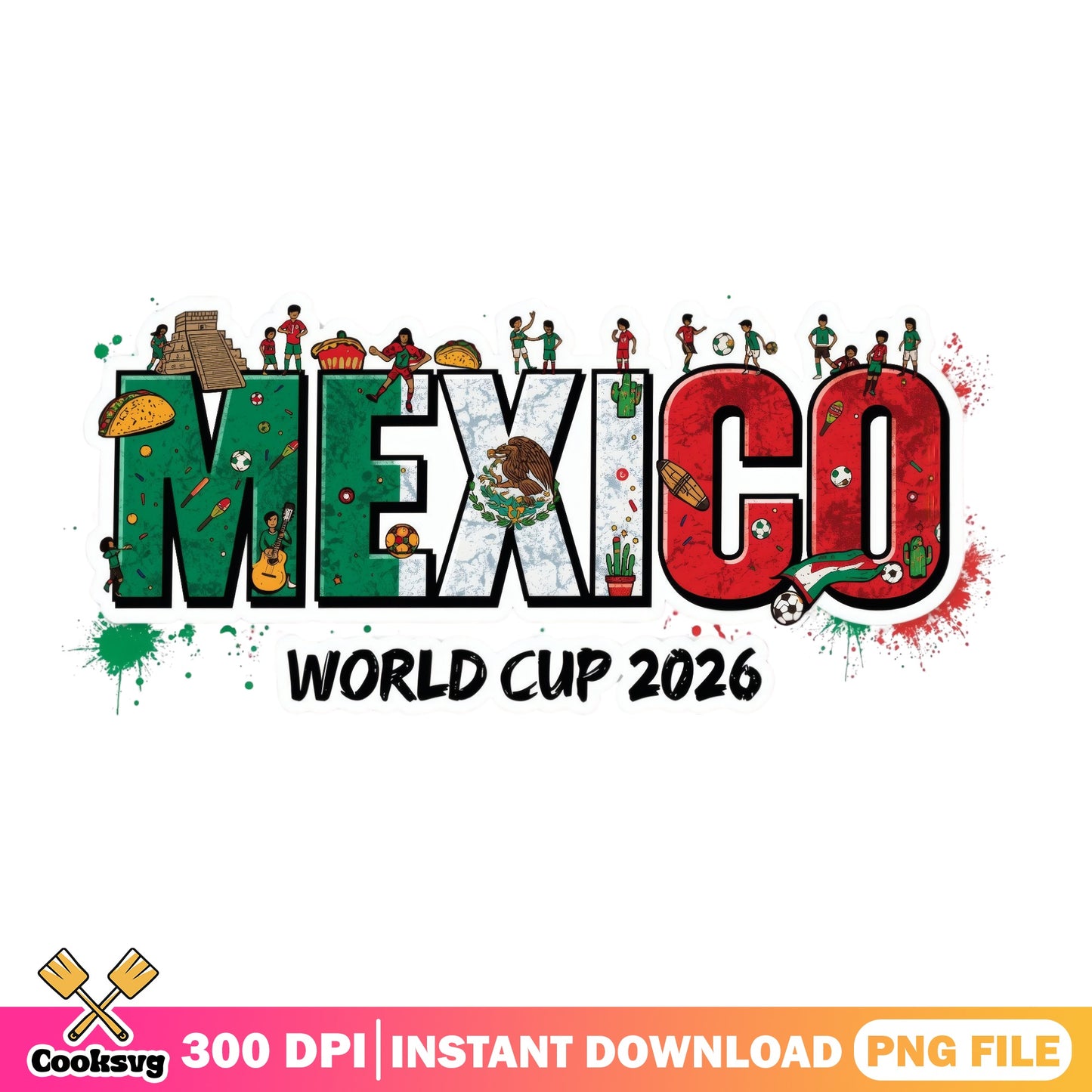 Mexico World Cup 2026 PNG, Soccer Mexico Flag PNG, Futbol PNG