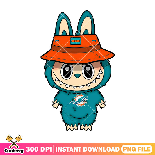 Miami labubu team png, labubu popmart png, labubu near me png