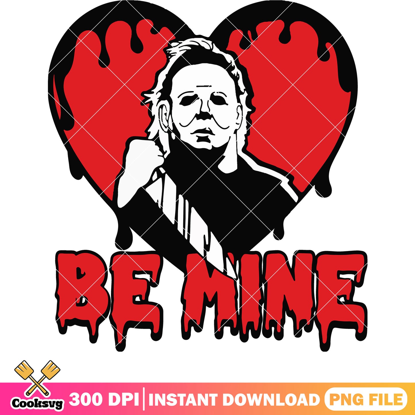 Michael Myers be mine valentine png, be mine valentine png