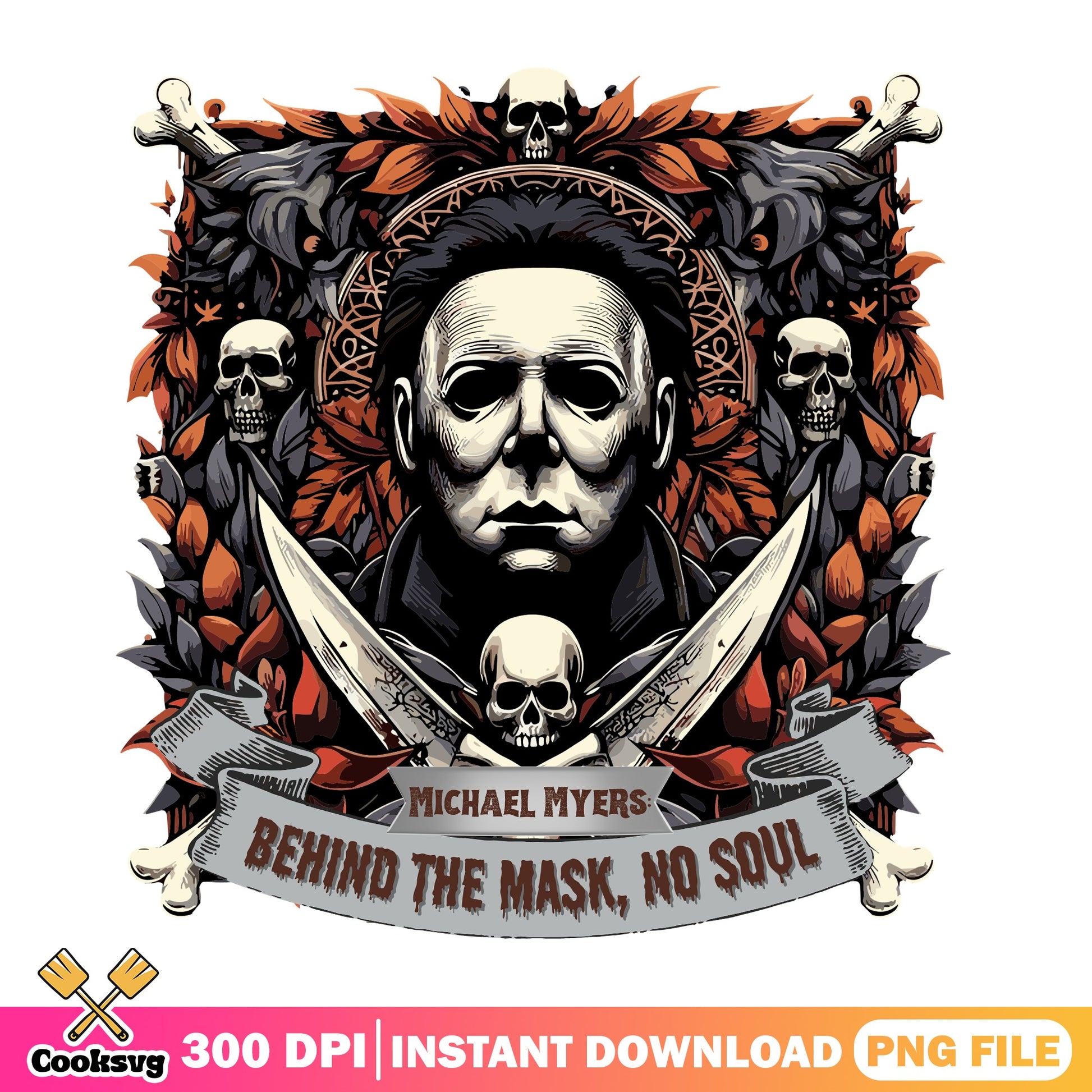 Michael Myers Behind The Mask No Soul PNG, Halloween PNG, Horror PNG