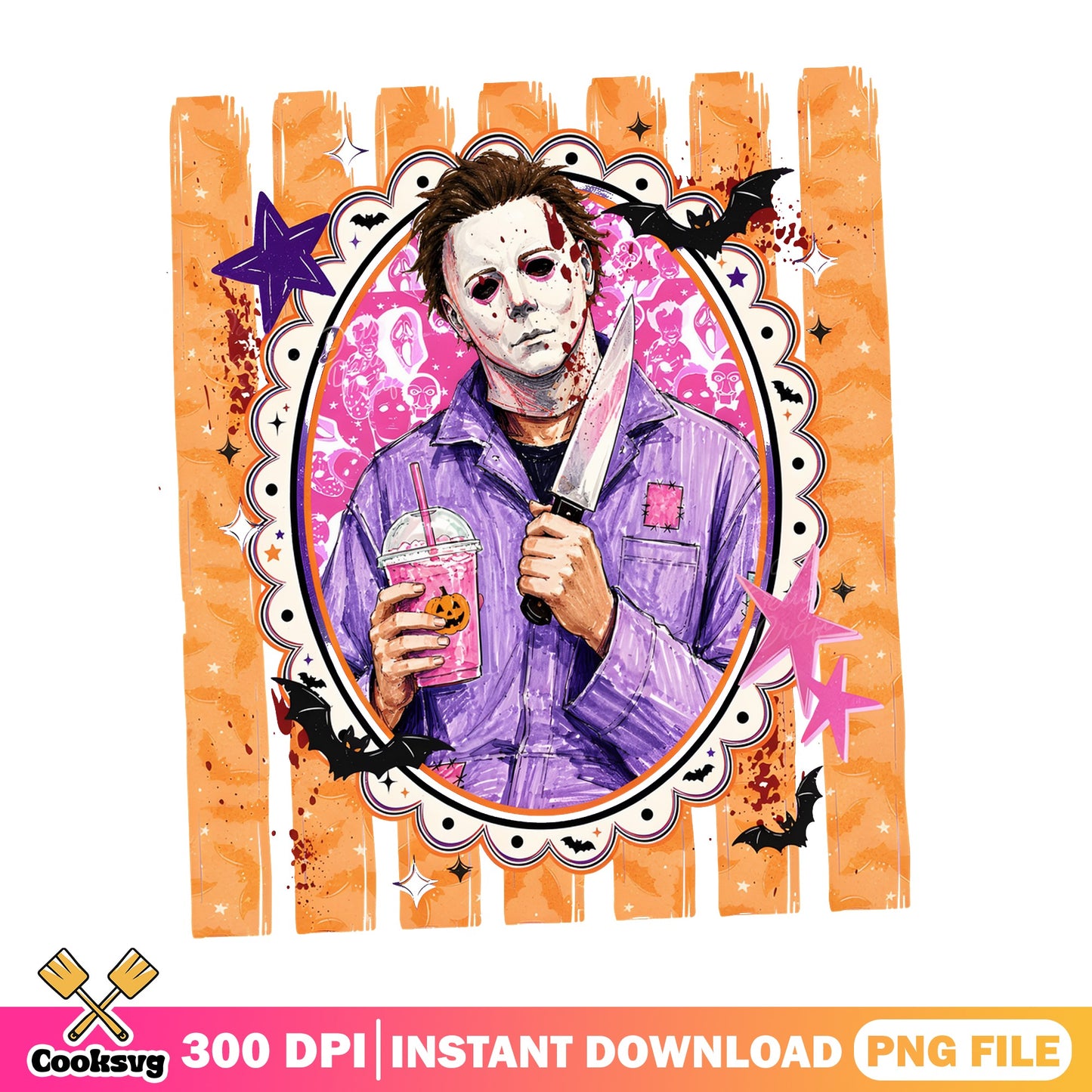 Michael Myers Halloween PNG, Horror Movie PNG, Halloween PNG