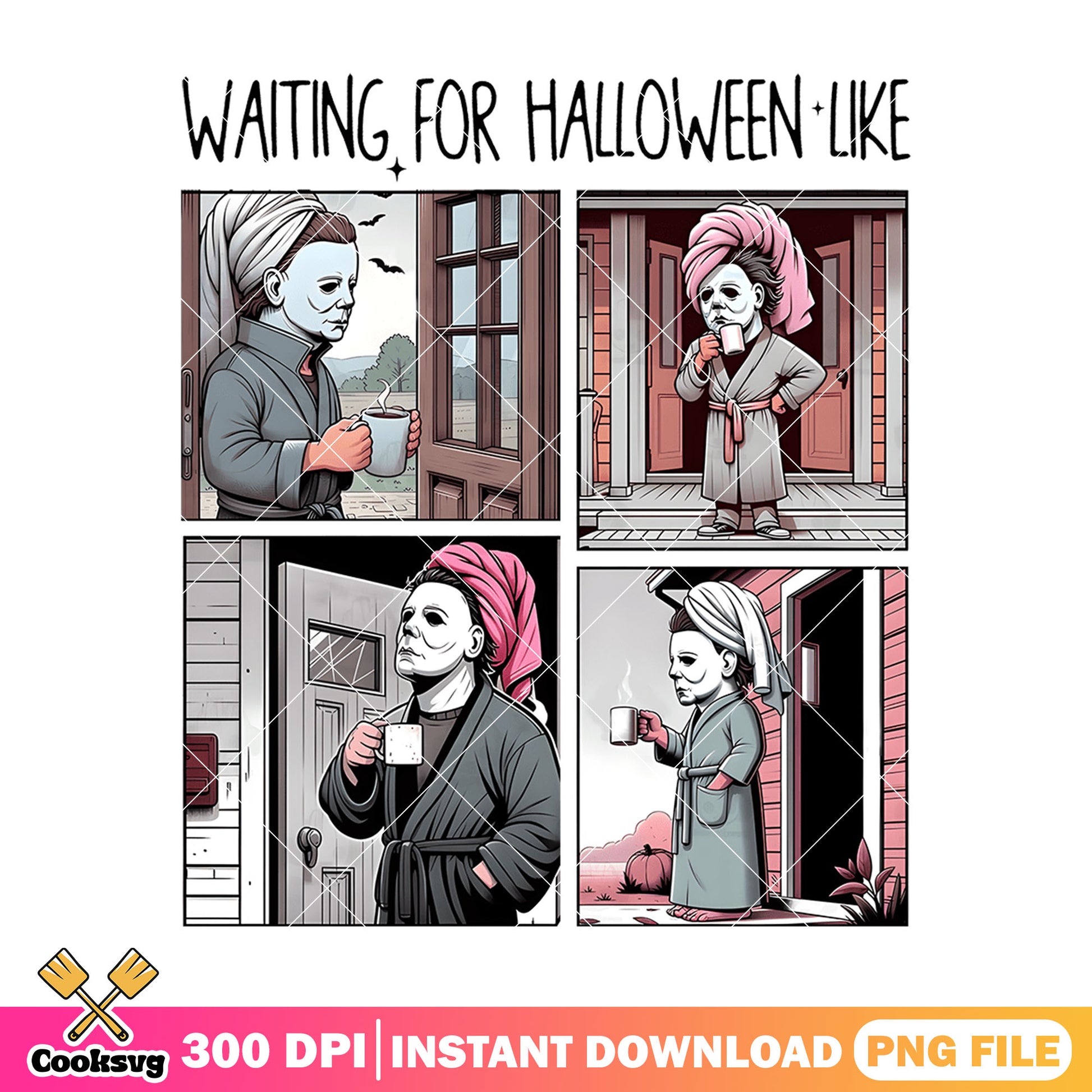 Michael feeling image png, halloween movie png, spirit halloween png