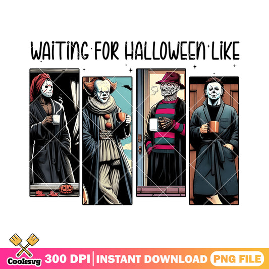 Michael relax design png, halloween movie png, body horror png