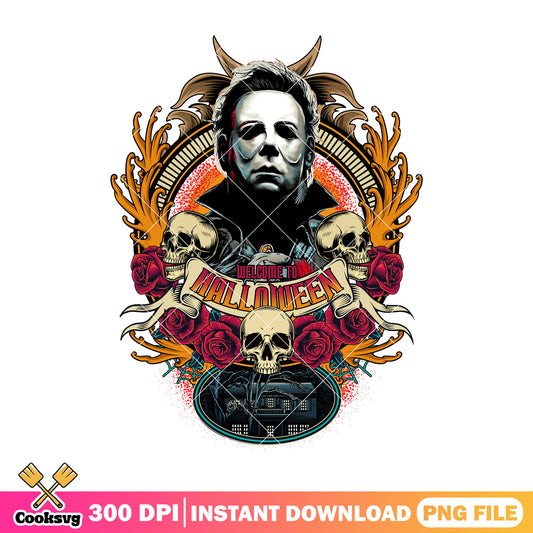 Micheal Myers design image png, halloween movie png, horror movie png