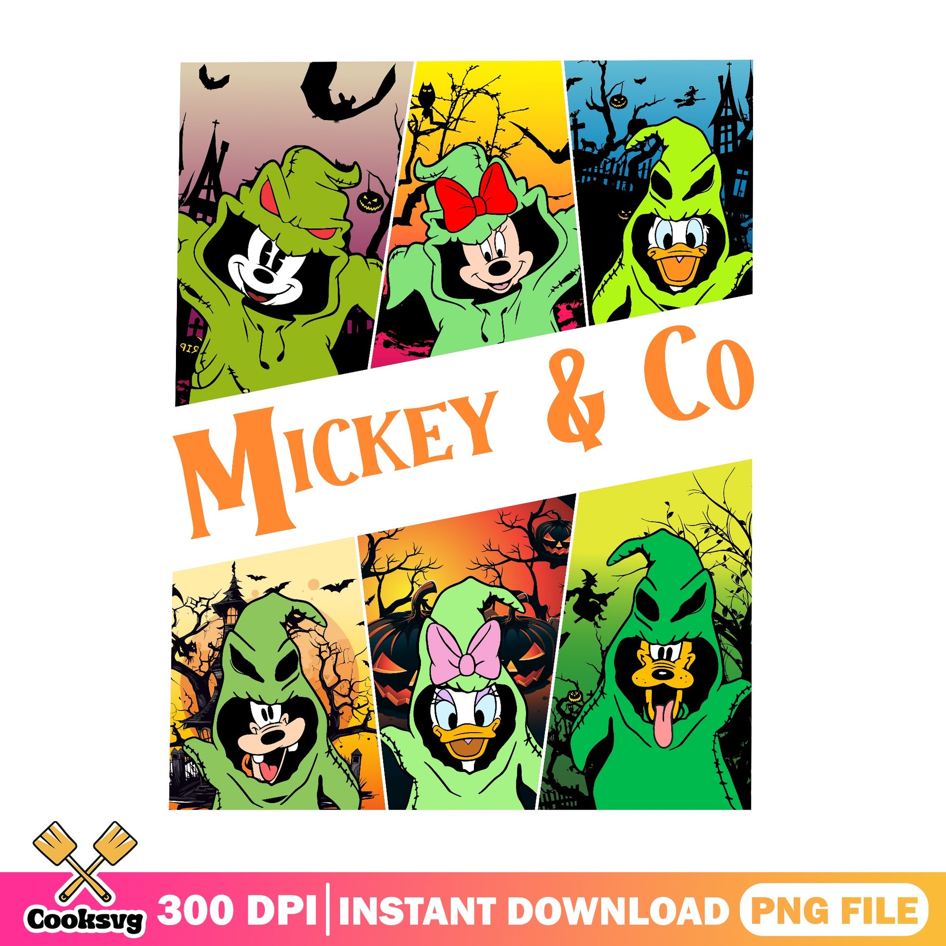 Mickey And Co Halloween Oogie Boogie PNG, Disney PNG, Halloween PNG