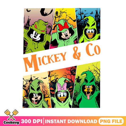 Mickey And Co Halloween Oogie Boogie PNG, Disney PNG, Halloween PNG