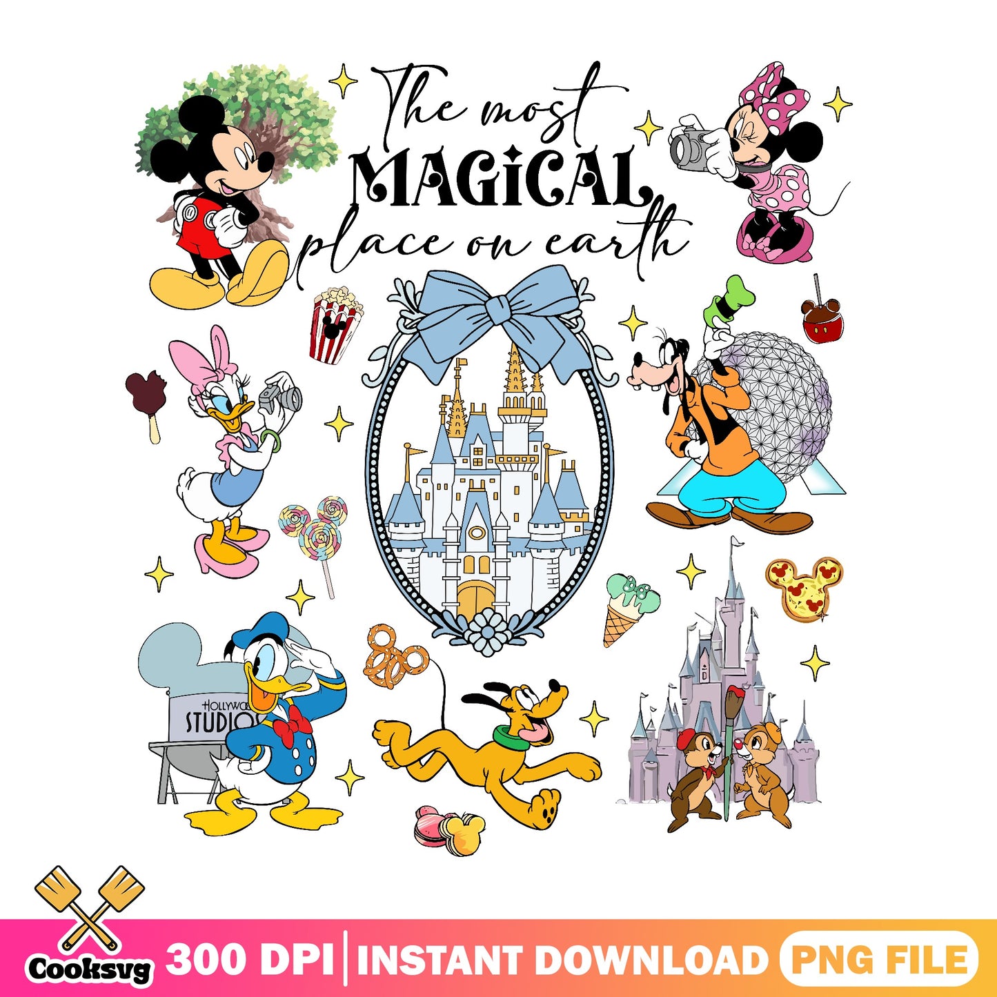 Mickey And Friends Most Magical Place PNG, Disney Castle PNG