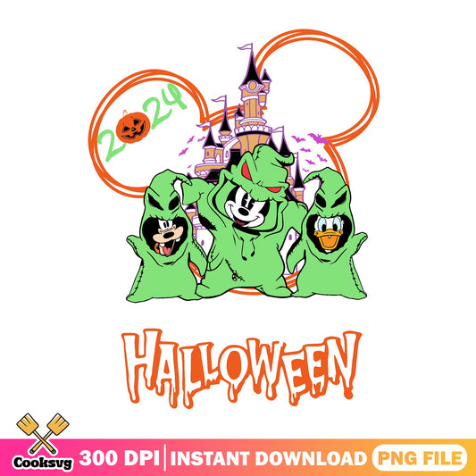 Mickey And Friends Oogie Boogie Halloween PNG, Disney PNG