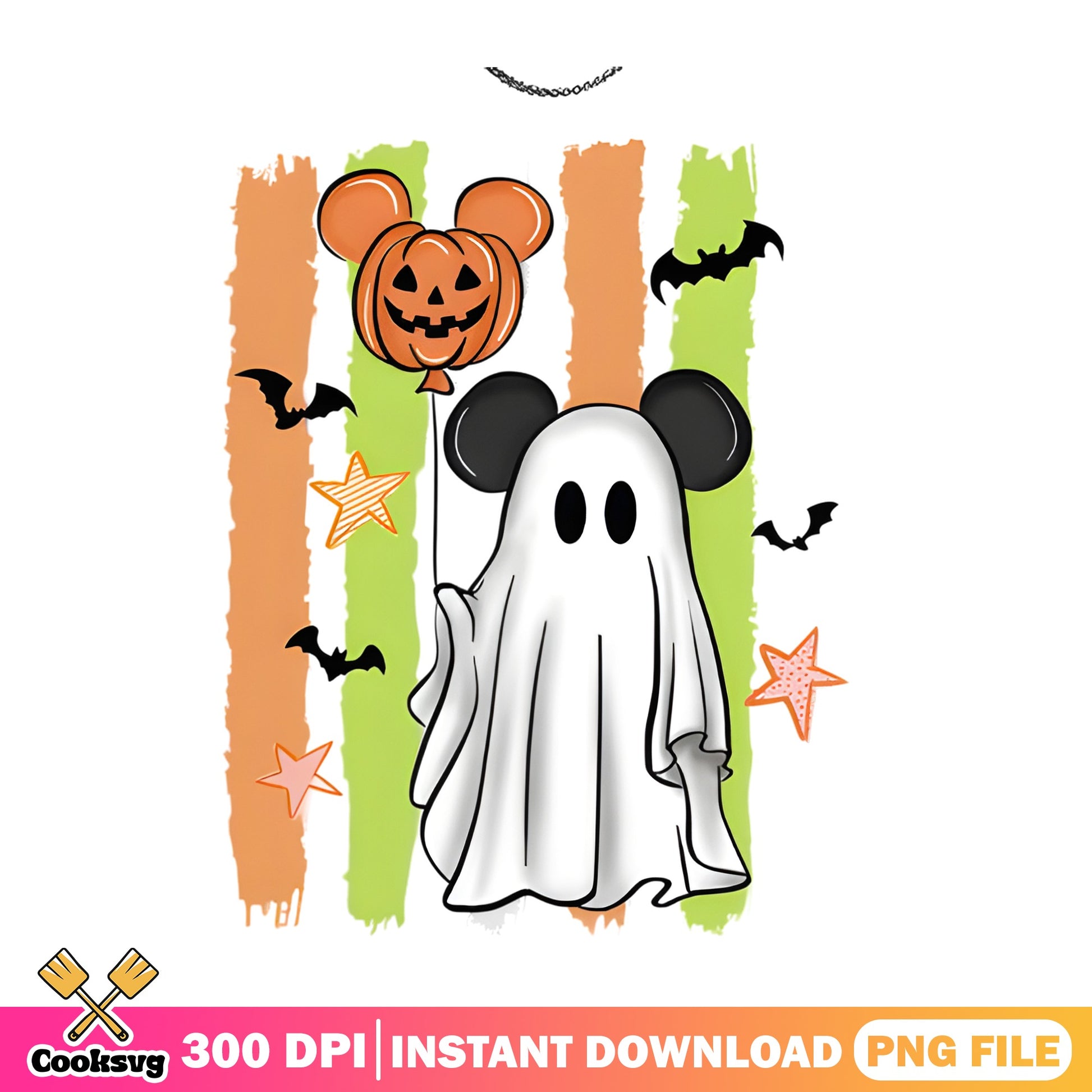 Mickey Mouse Ghost Halloween PNG, Disney Halloween PNG, Spooky PNG