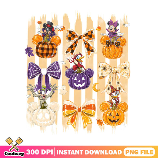 Mickey Mouse Halloween PNG, Disney Halloween Pumpkin PNG, Spooky Season PNG
