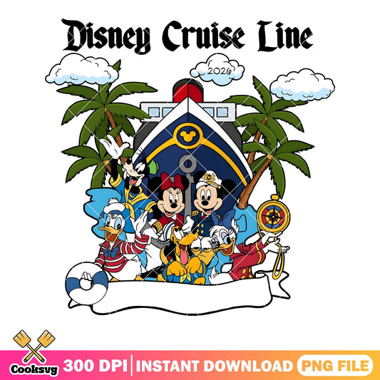 Mickey and friends cruise png, disney cruise line png, cruise travel png