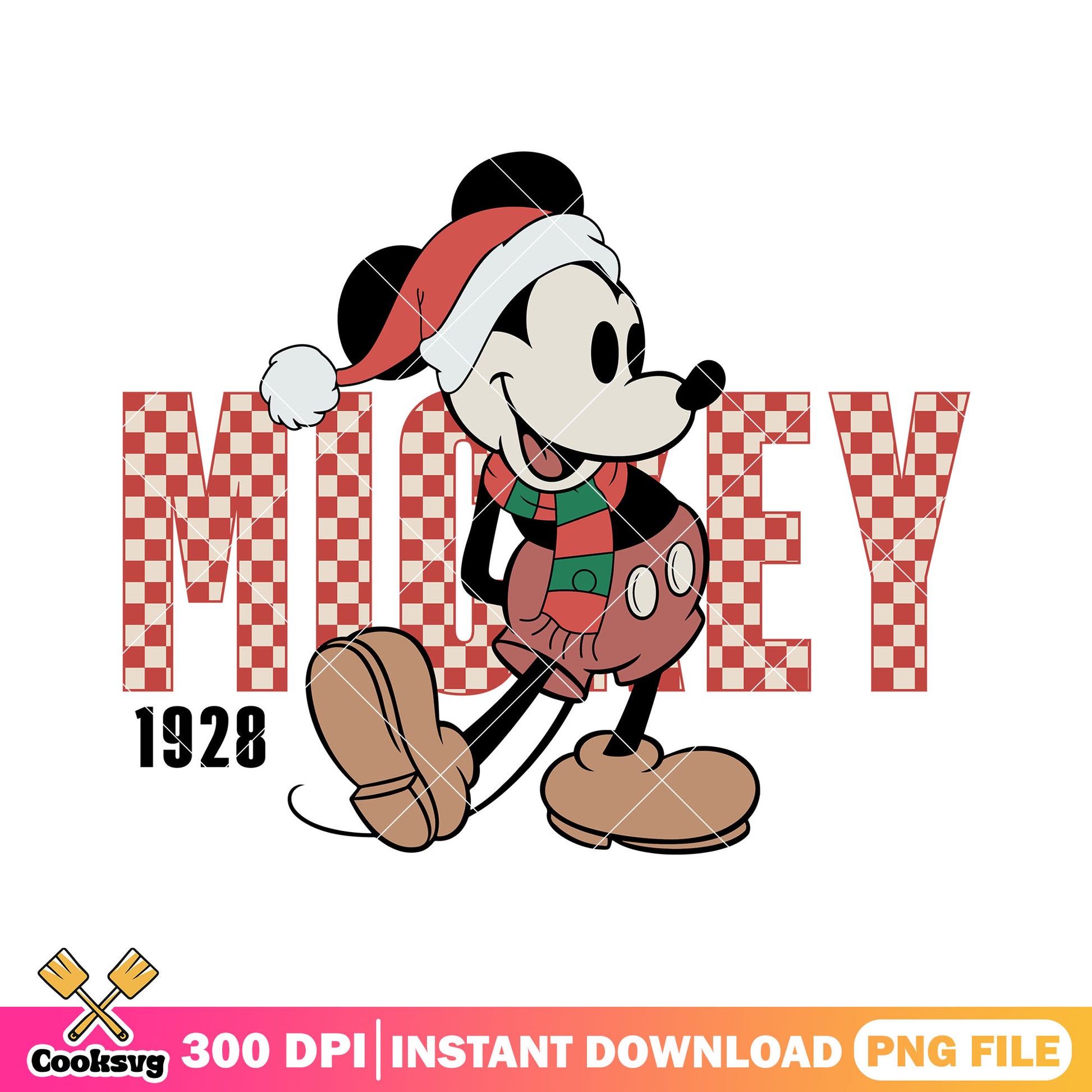 Mickey christmas est 1928 png