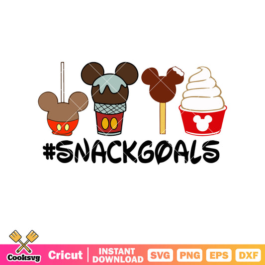 Mickey christmas snackgoals svg