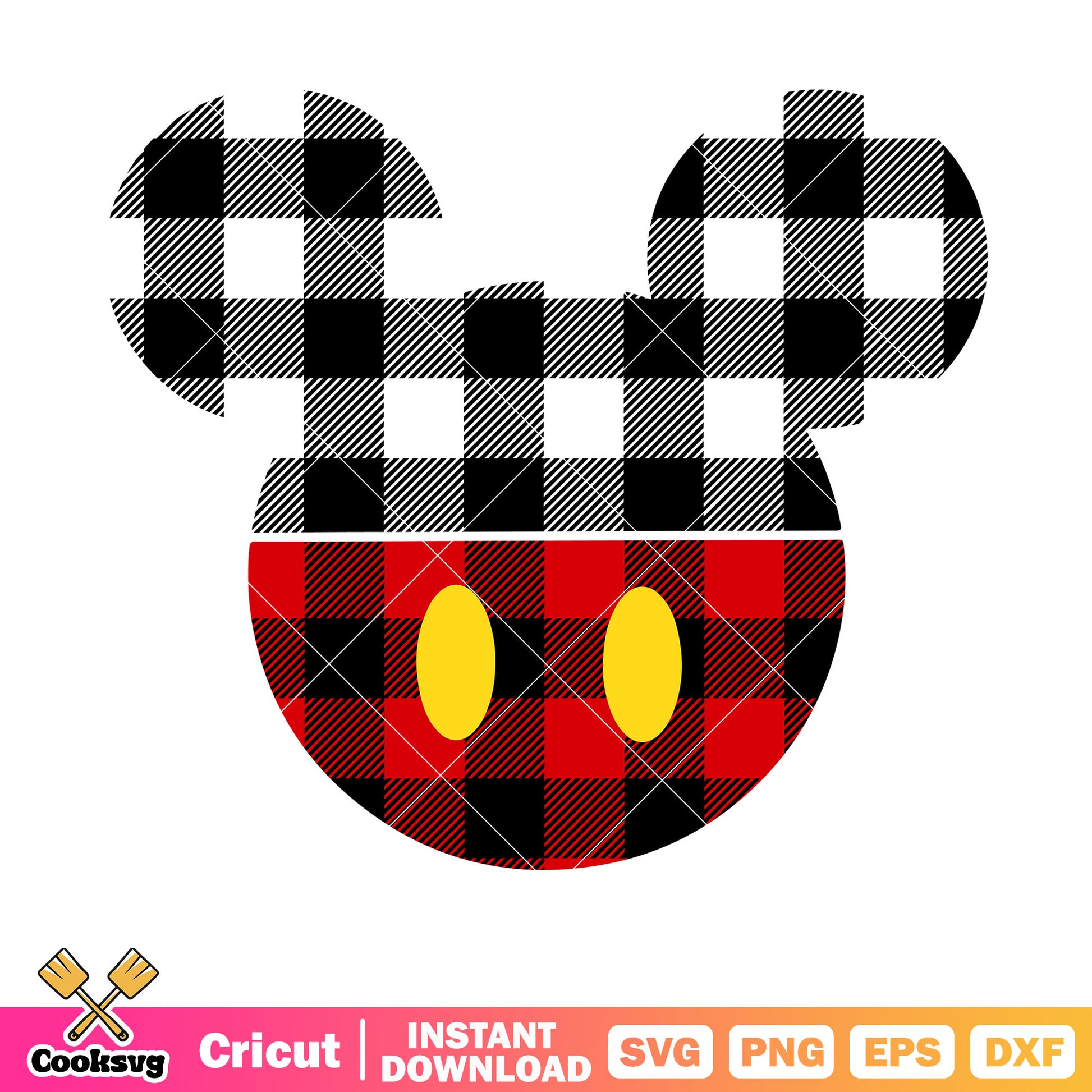 Mickey costume head disney svg, mickey mouse head svg, disney mickey svg