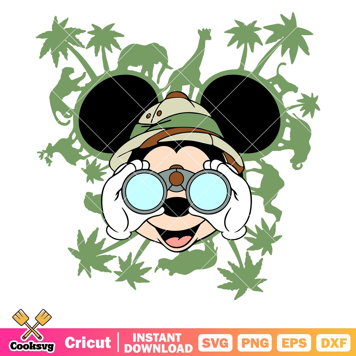 Mickey disney head lets get wild svg, mickey and minnie svg, lets get wild​ svg