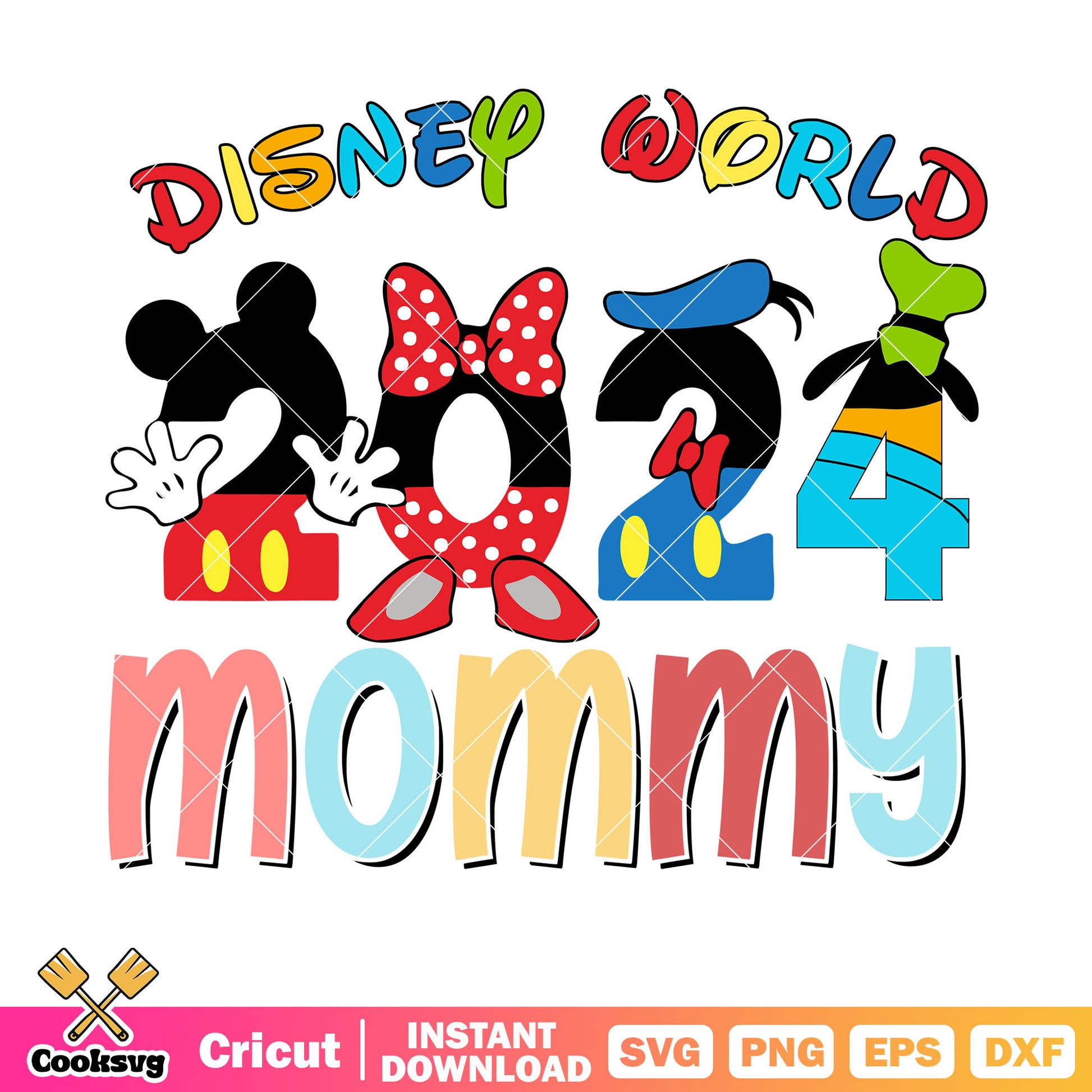 Mickey disney world 2024 mommy svg, disney world 2024 svg