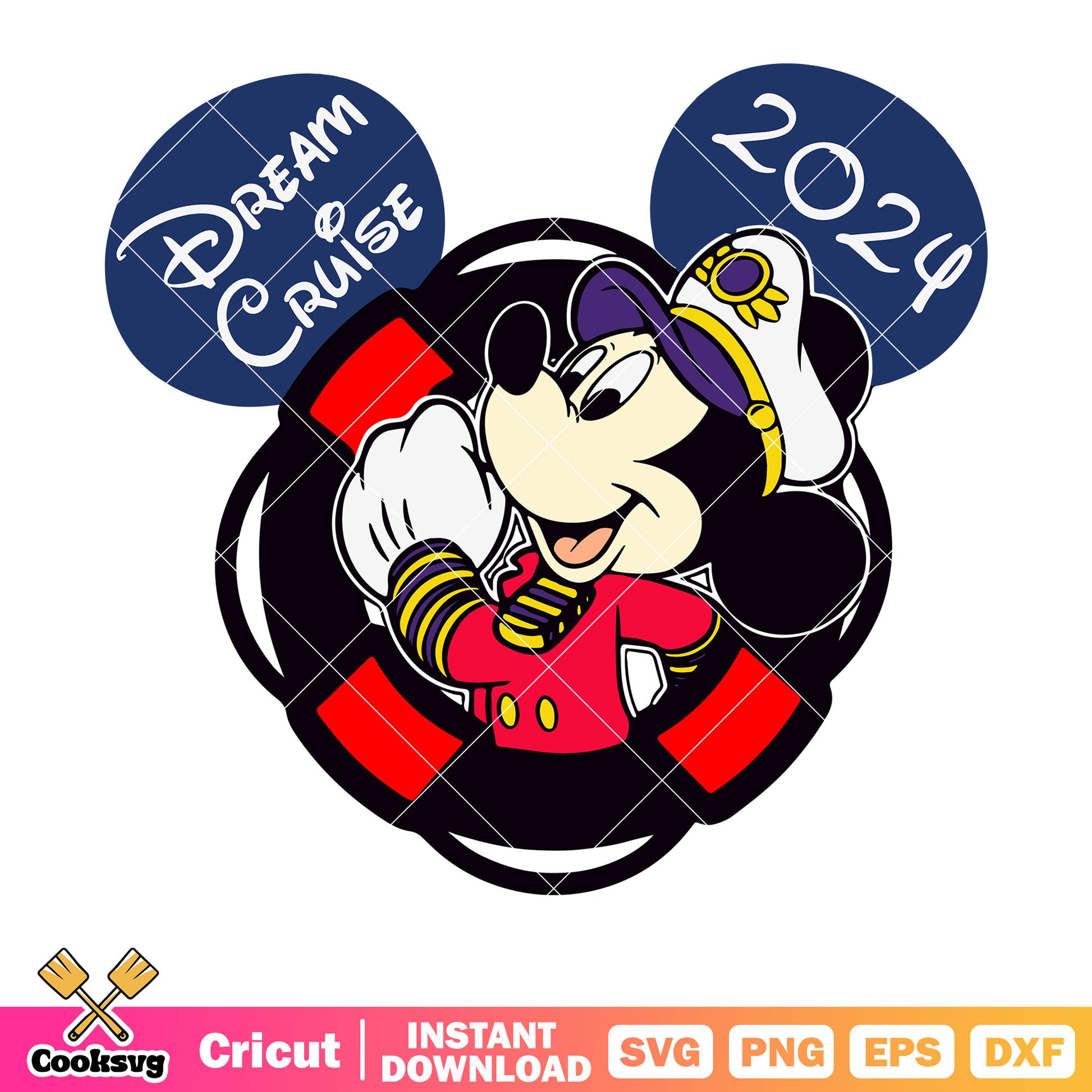 Mickey dream cruise 2024 disney svg, disney cruise dream​ svg