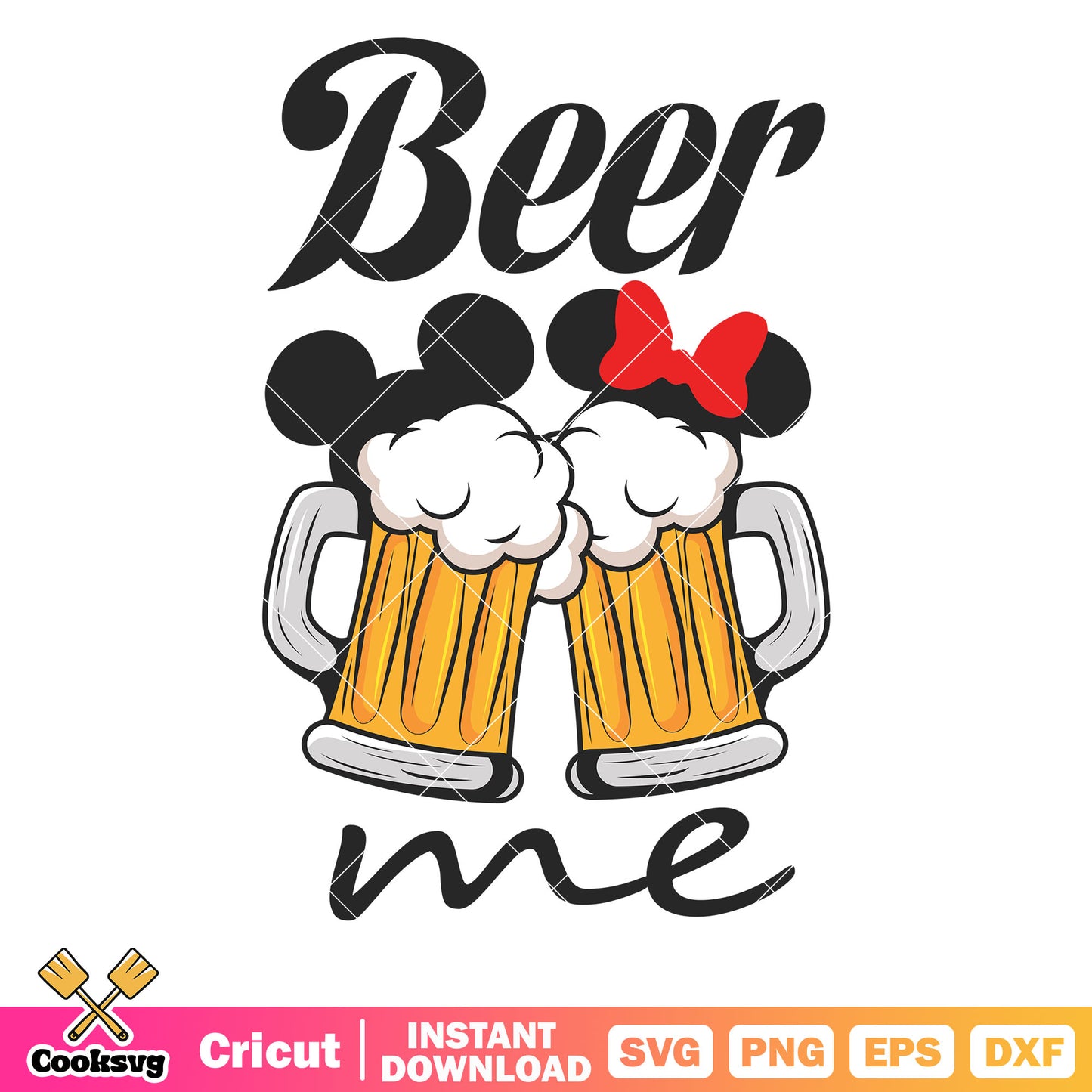 Mickey ears disney beer me svg, mickey mouse ears hat​ svg, mickeys beer​ svg