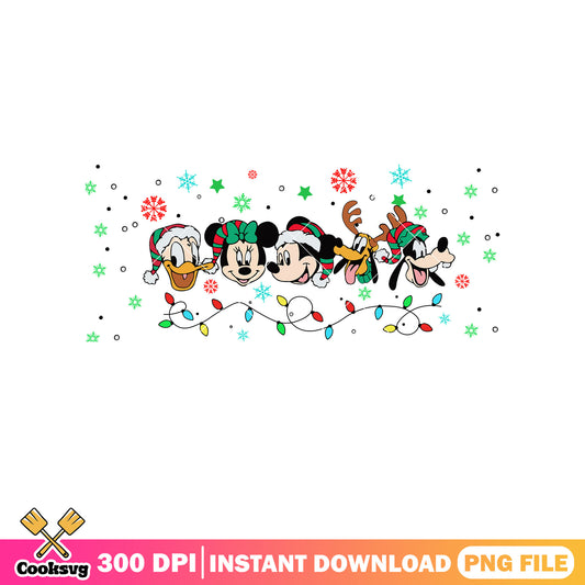 Mickey friends christmas ornaments png design, mickey head png, christmas ornament png