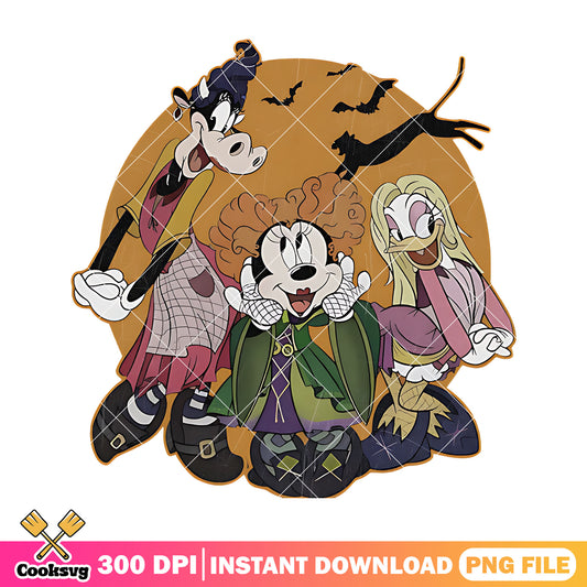 Mickey friends girl png, halloween girl png, mickey halloween png