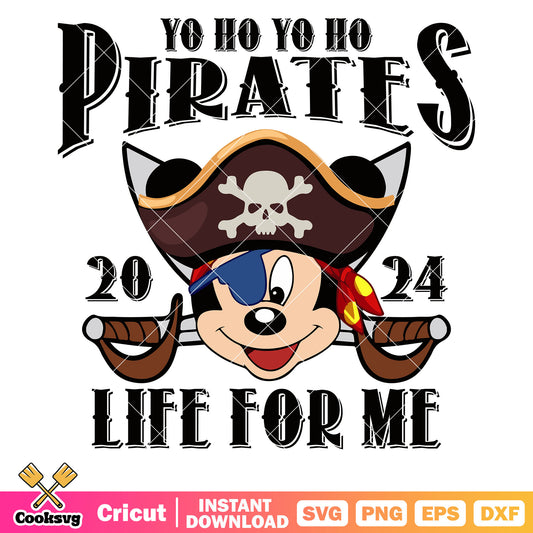 Mickey head disney pirate 2024 svg, mickey head svg, disney pirates​ svg