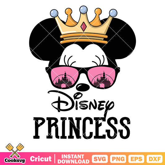 Mickey head disney princess svg, disney princess svg, mickey head svg