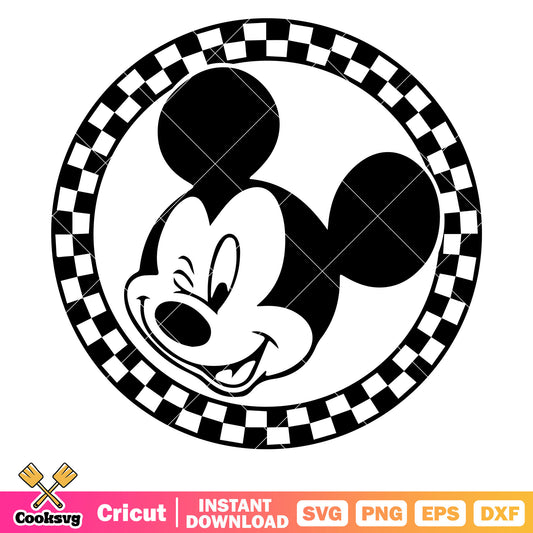 Mickey head mouse outline circle svg, mickey mouse head svg, mickey disney svg