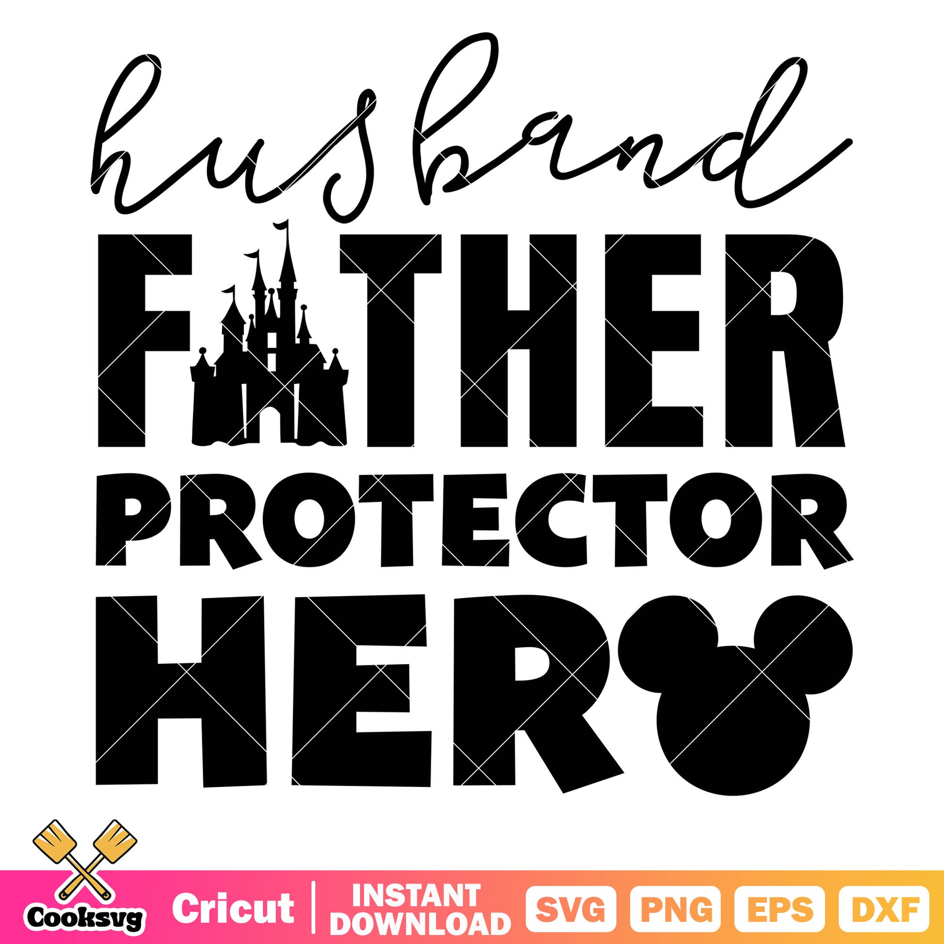 Mickey husband father protector her svg, disney mickey mouse svg